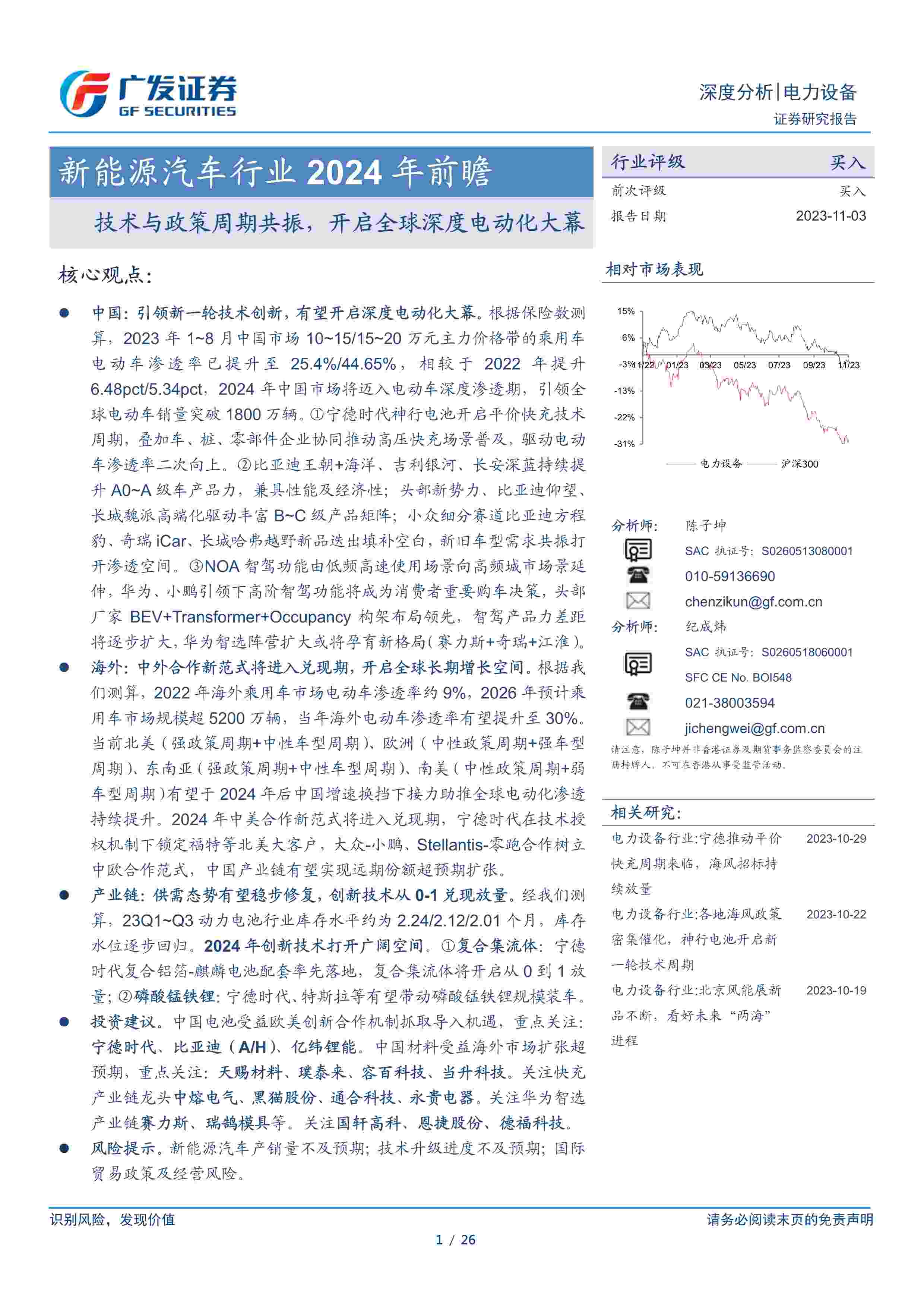 GTC泽汇资本：2024年能源市场前瞻与深度解析总结