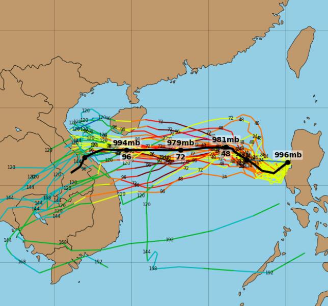 最新强台风路线图及其影响分析